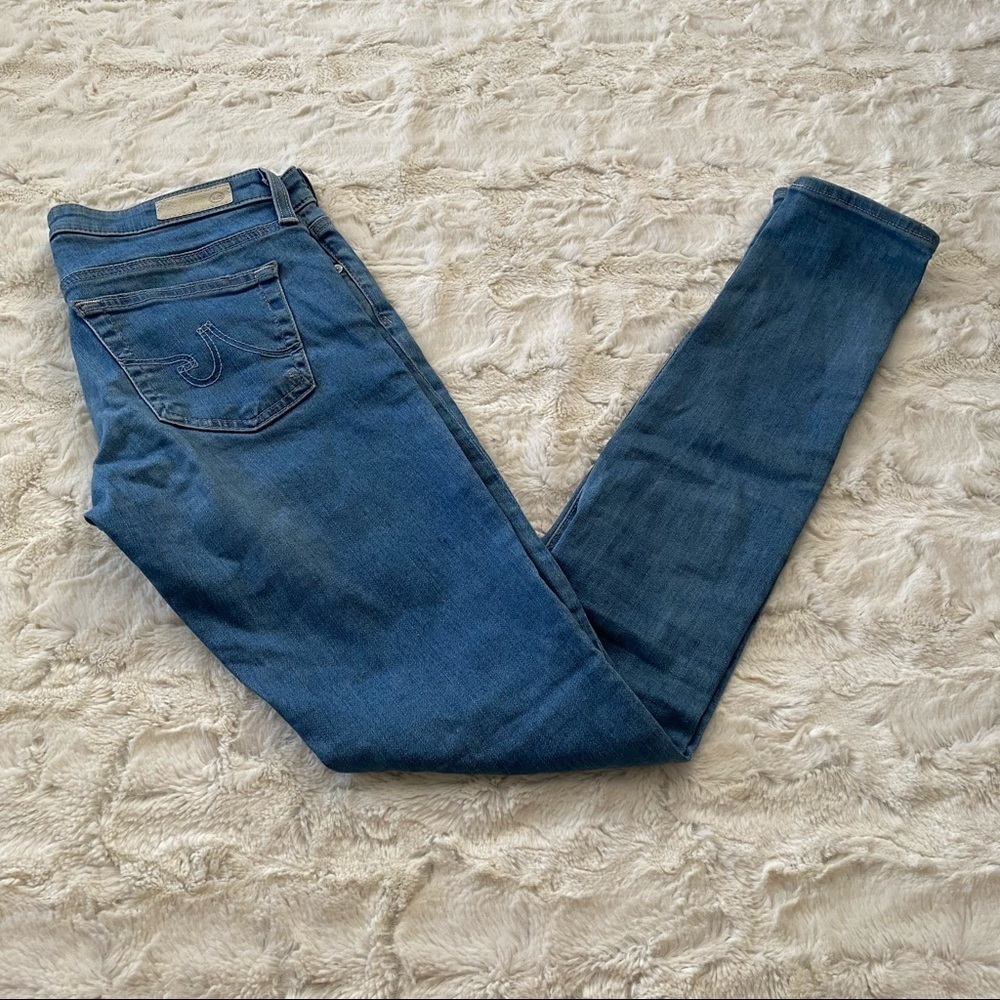 AG Adriano Goldschmied AG-ED Denim Blue The Legging Super Skinny Jeans 26